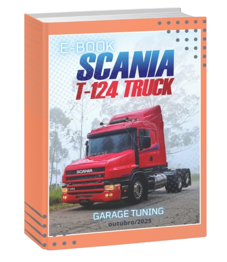 E-book: Scania T-124 6x2 Vermelho (32ª Edição)